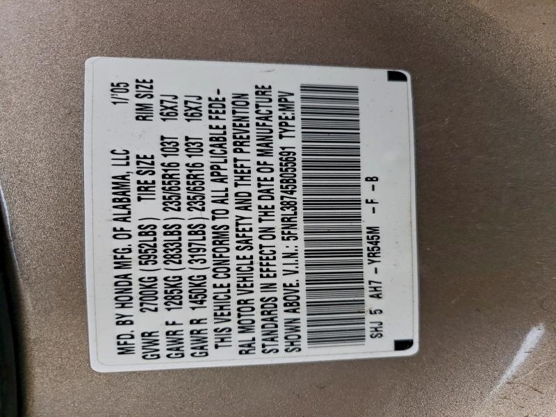 2005 HONDA ODYSSEY EX #3317738073