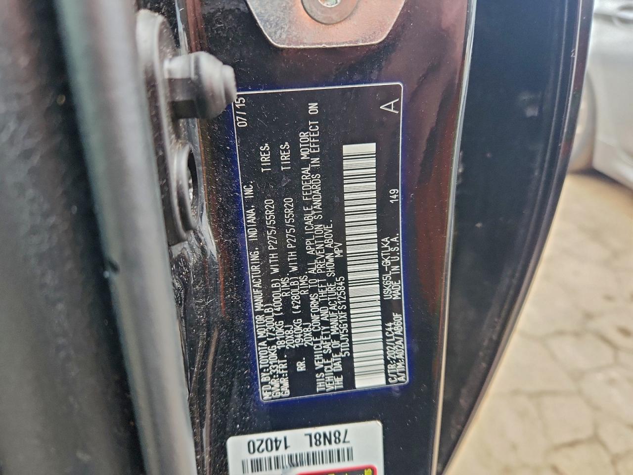 TOYOTA SEQUOIA LIMITED