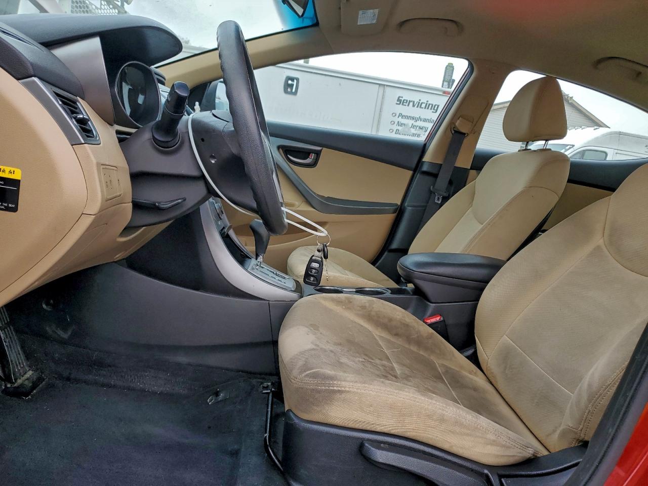 Lot #3311696275 2012 HYUNDAI ELANTRA GL