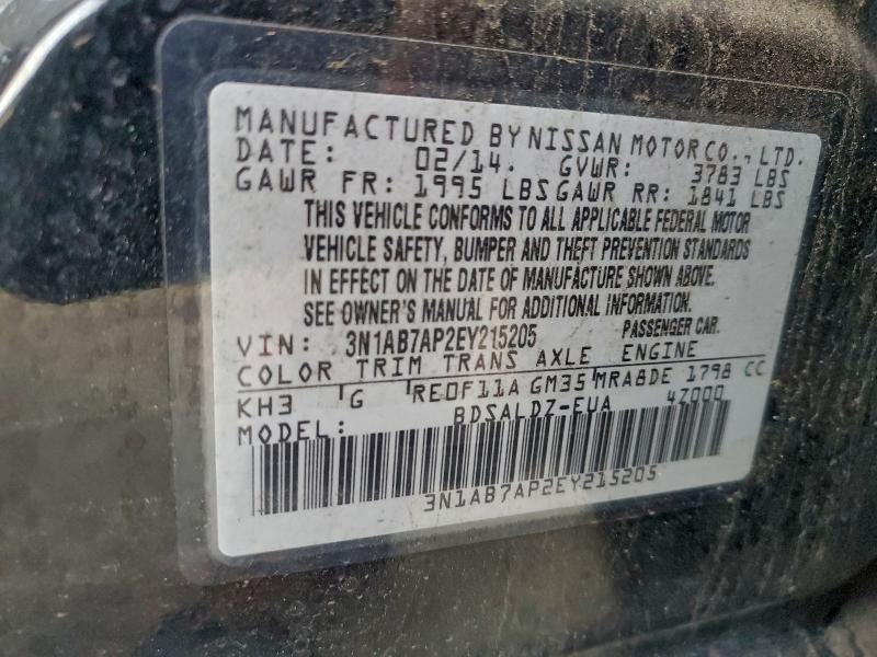 2014 NISSAN SENTRA S #3316156249