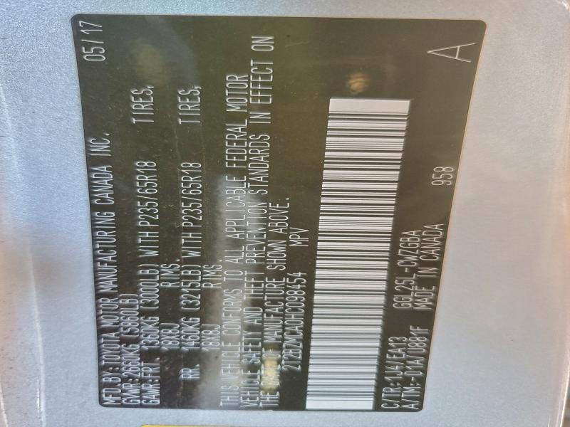 2017 LEXUS RX 350 BAS #3304655920