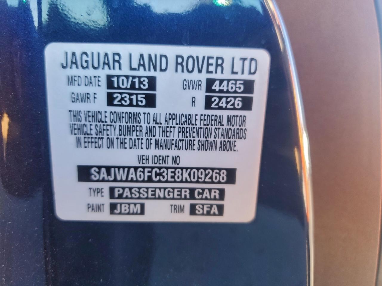 Lot #3308523597 2014 JAGUAR F-TYPE S