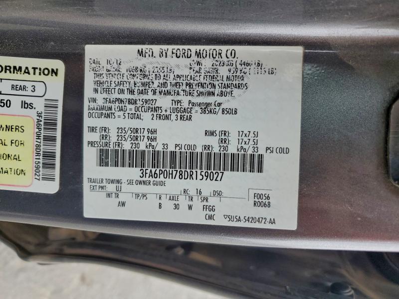 2013 FORD FUSION SE #3304652997