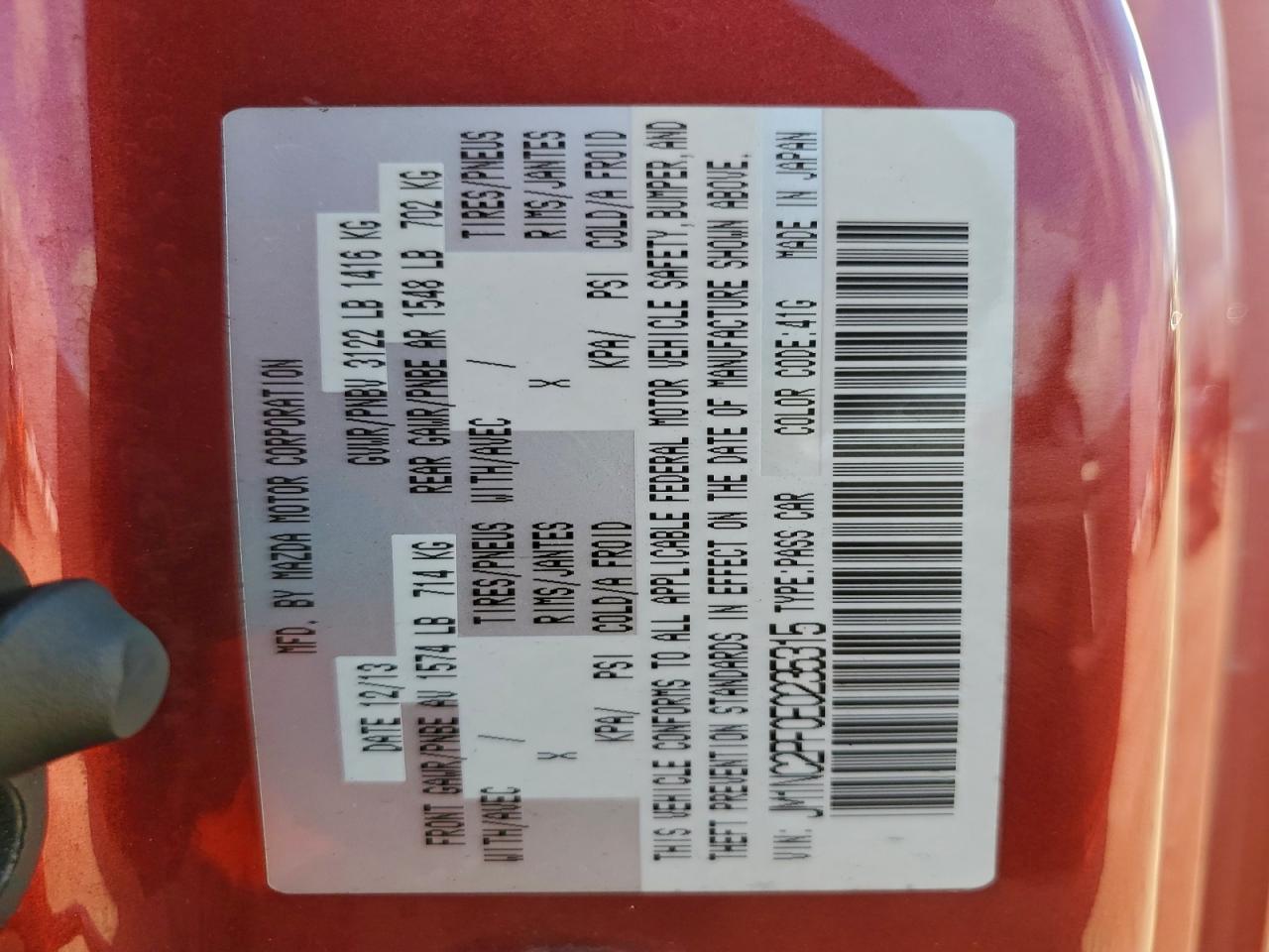 MAZDA MX-5 GRAND TOURING