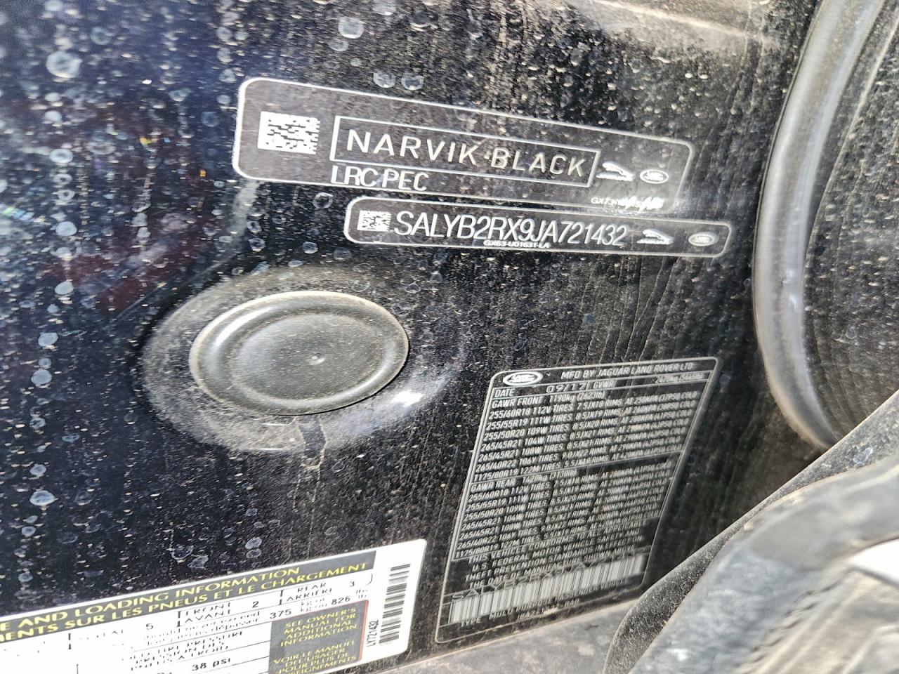 Lot #3311825193 2018 LAND ROVER RANGE ROVE