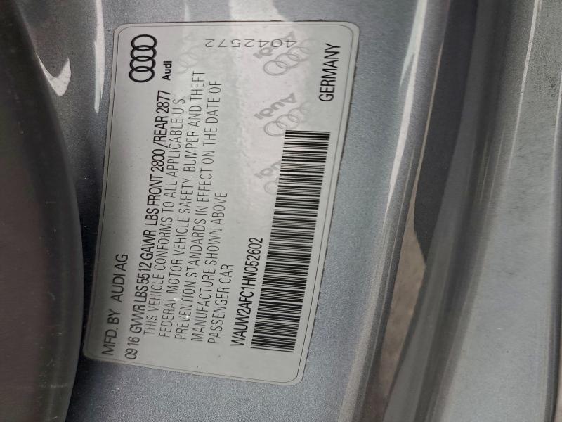 2017 AUDI A7 PREMIUM #3305303307