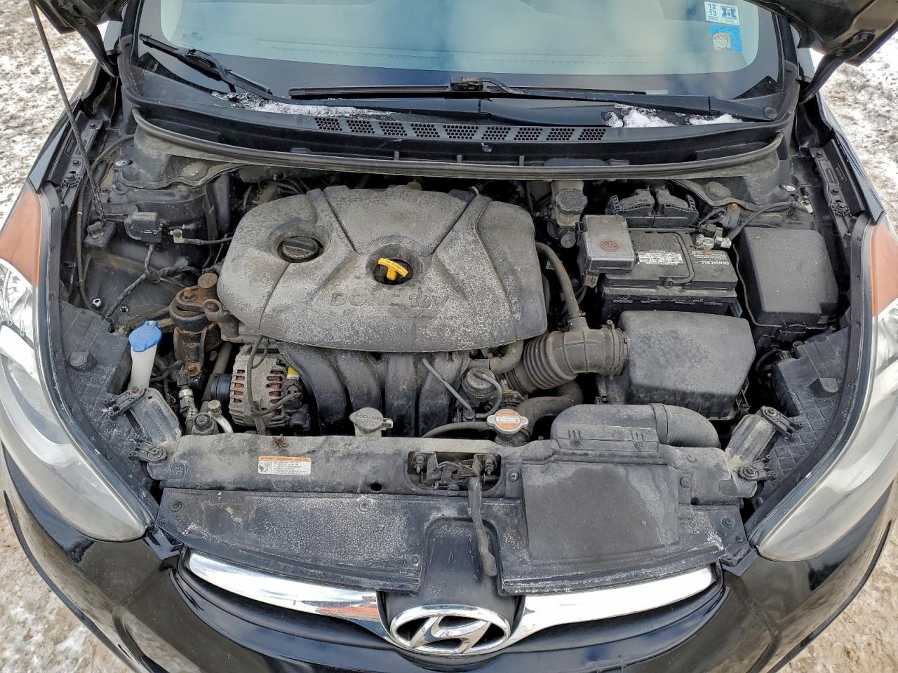 Lot #3316006837 2013 HYUNDAI ELANTRA GL