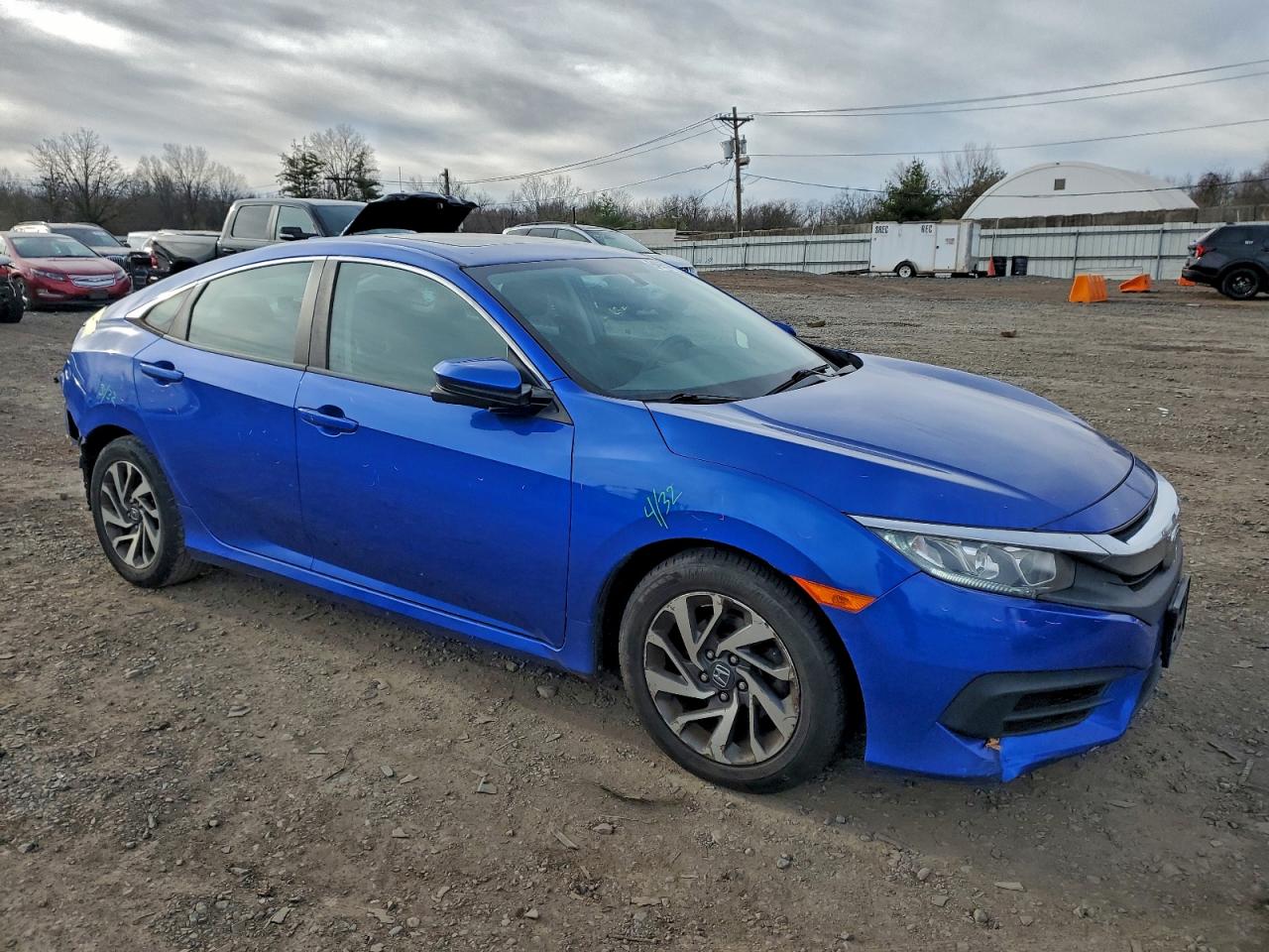 Lot #3311676240 2017 HONDA CIVIC EX