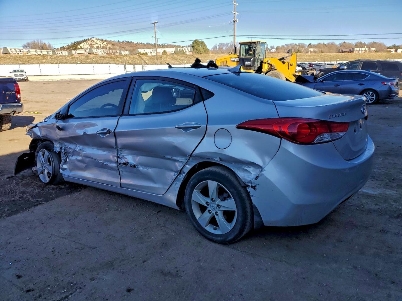 Lot #3315957085 2013 HYUNDAI ELANTRA GL