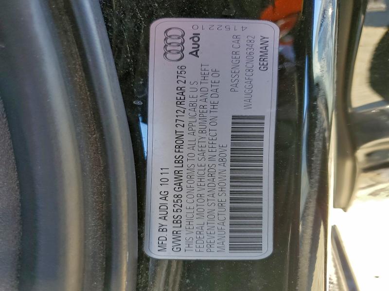 2012 AUDI A6 PREMIUM #3303711424