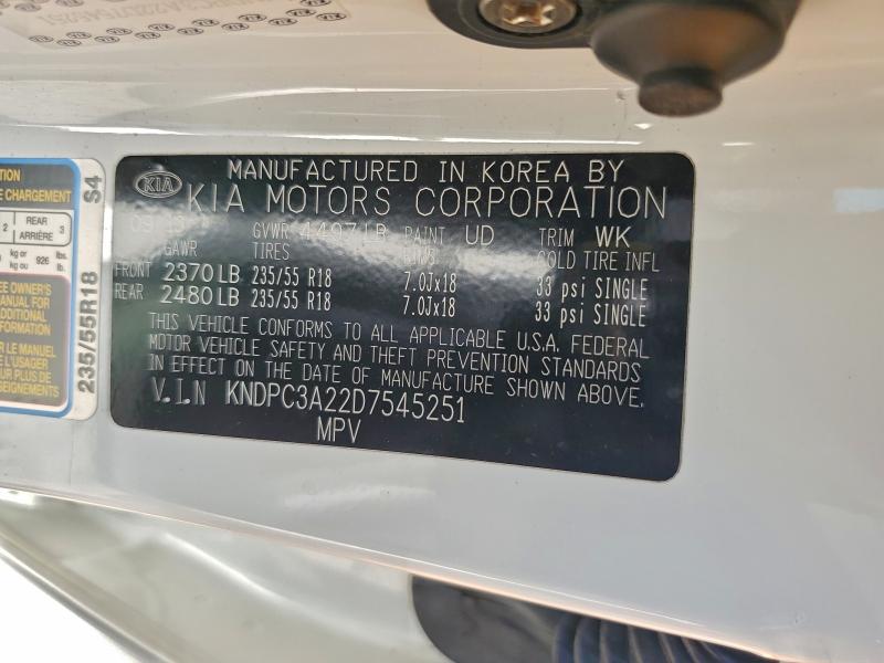 2013 KIA SPORTAGE E #3316703406