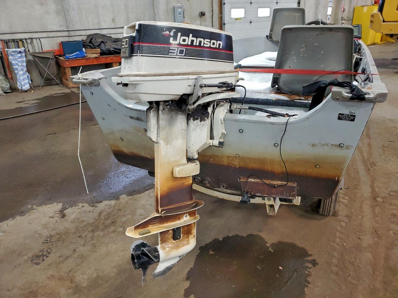 Lot #3305348306 1990 ALUMACRAFT BOAT