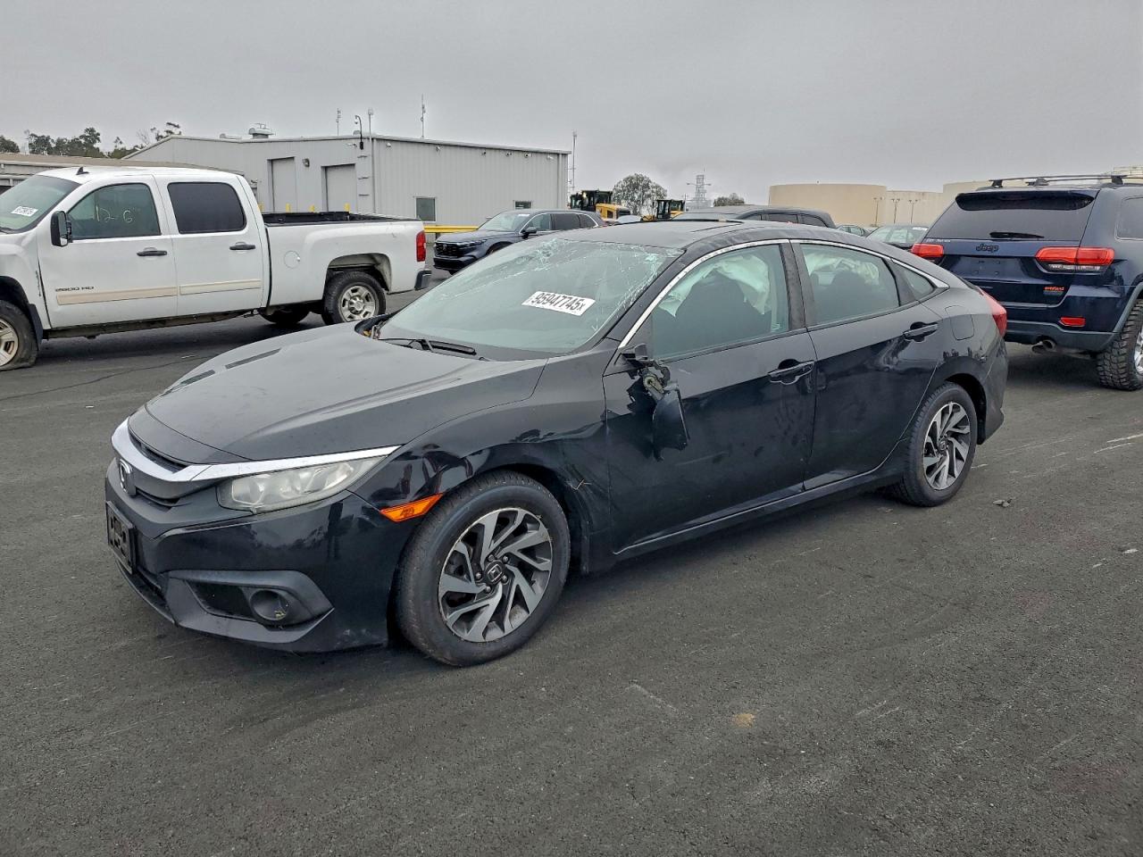 Lot #3311666236 2016 HONDA CIVIC EX