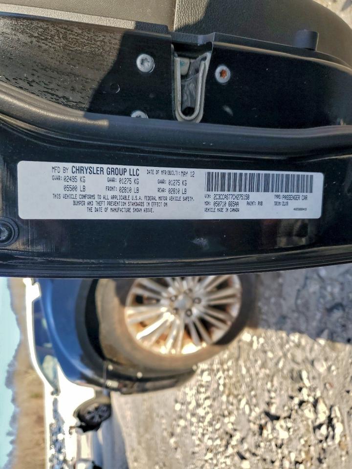 Lot #3311550293 2012 CHRYSLER 300C LUXUR