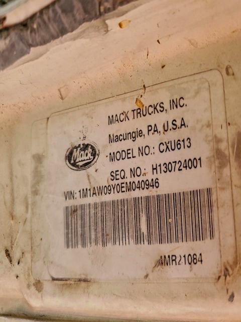 2014 MACK CXU613 #3316900081