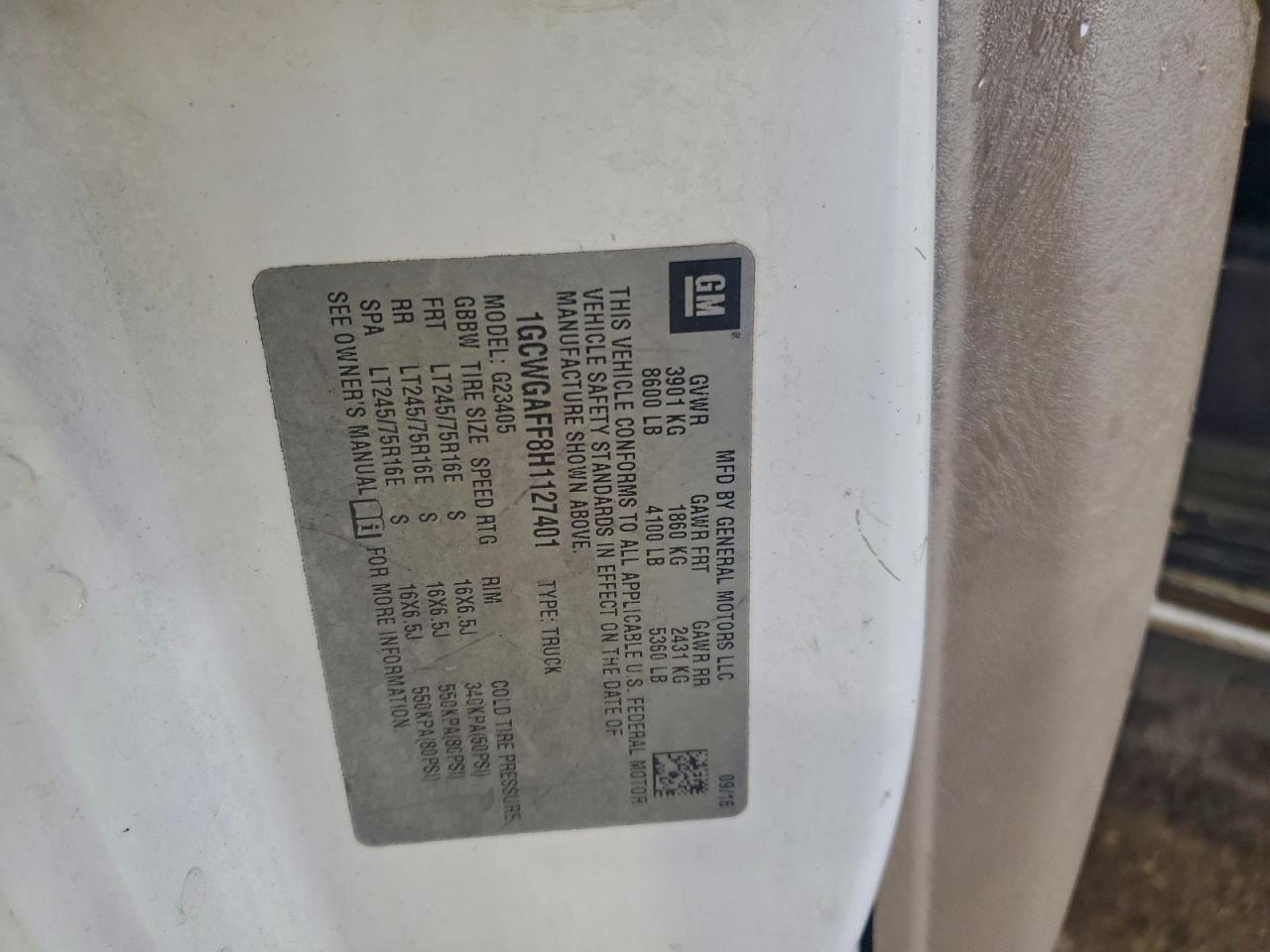 CHEVROLET EXPRESS G2