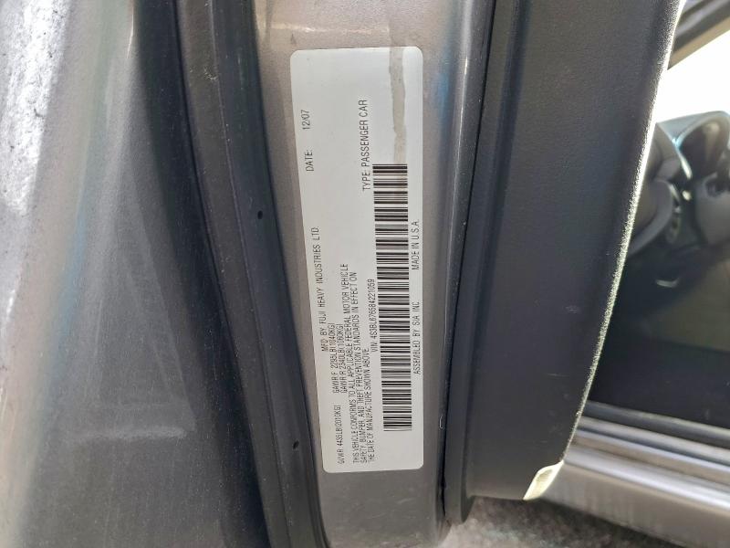 2008 SUBARU LEGACY GT #3318871933