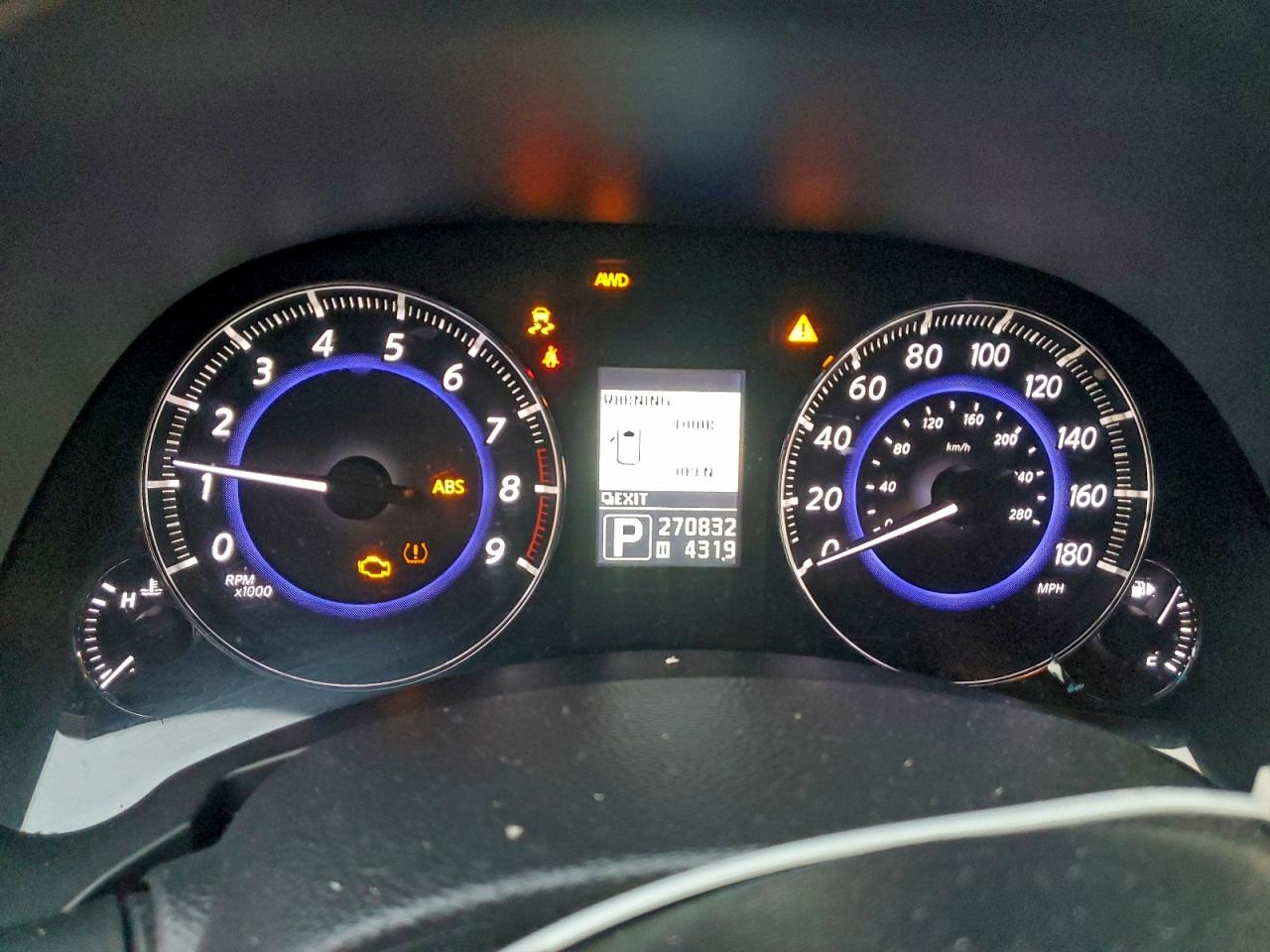 Lot #3310319070 2012 INFINITI FX35