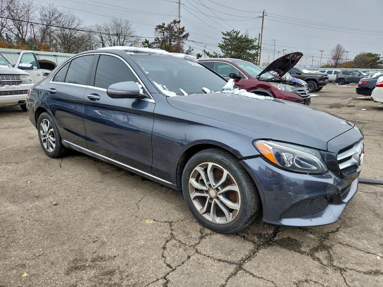 Lot #3315662805 2016 MERCEDES-BENZ C 300 4MAT