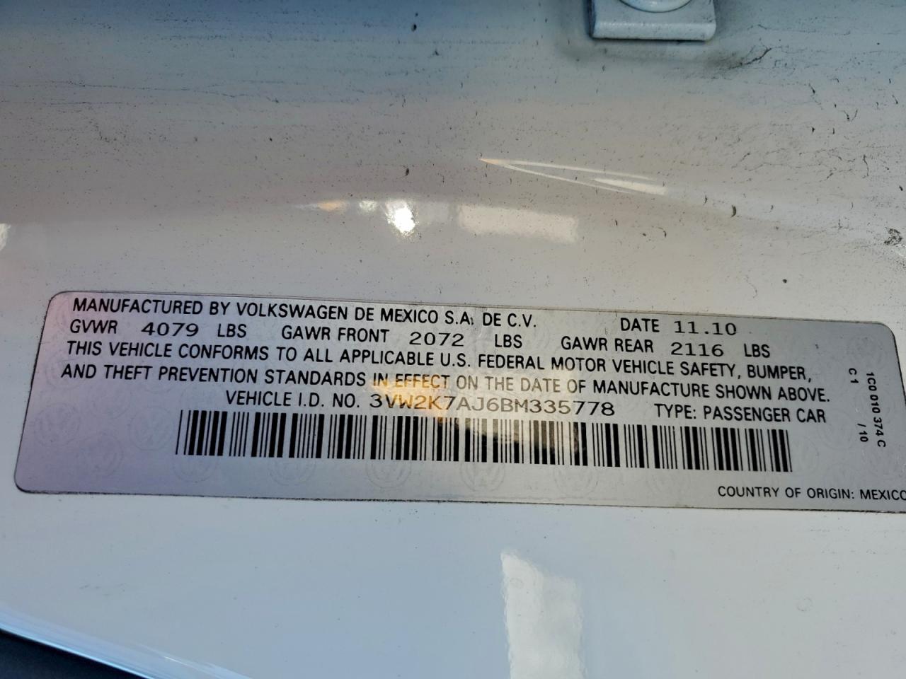 VOLKSWAGEN JETTA BASE