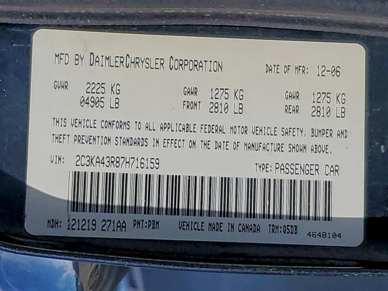 2007 CHRYSLER 300 #3318999343