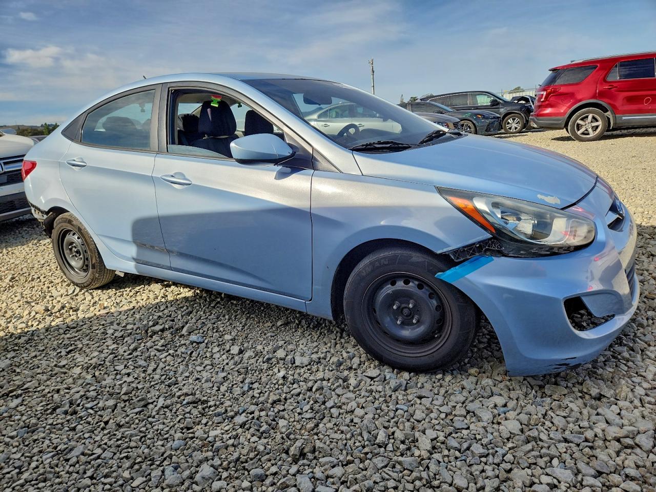 Lot #3304812674 2013 HYUNDAI ACCENT GLS