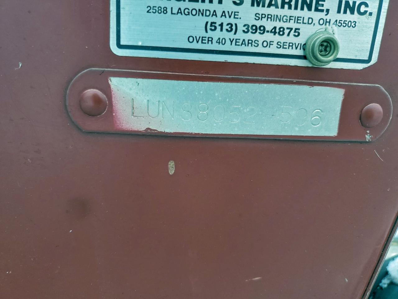 Lot #3304566456 1996 LUND BOAT