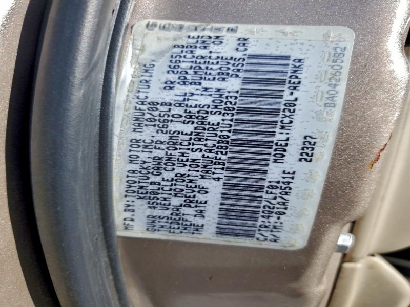 2001 TOYOTA AVALON XL #3315892145