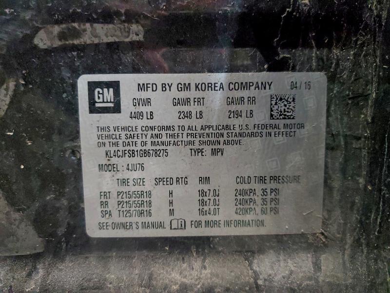 2016 BUICK ENCORE CON #3304485436