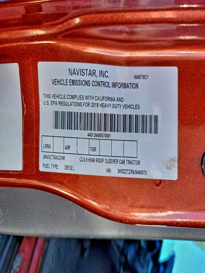 Lot #3311732220 2018 INTERNATIONAL LT625