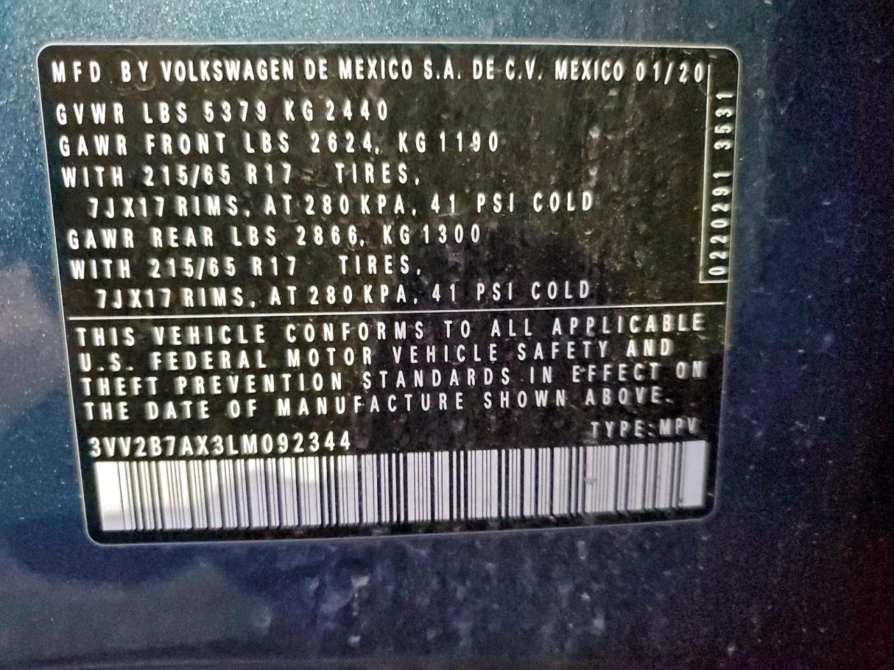 VOLKSWAGEN TIGUAN SE