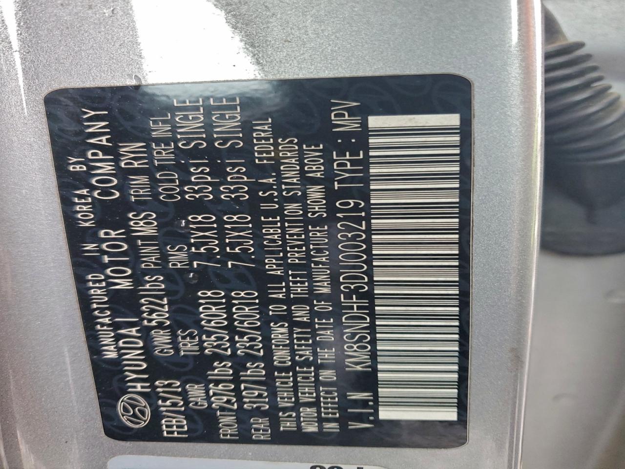 HYUNDAI SANTA FE GLS