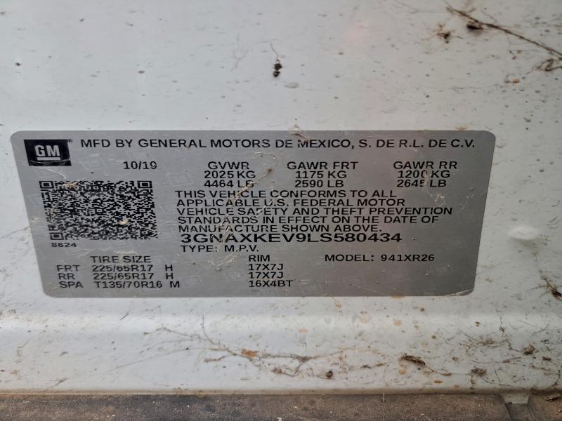 2020 CHEVROLET EQUINOX LT #3303713428