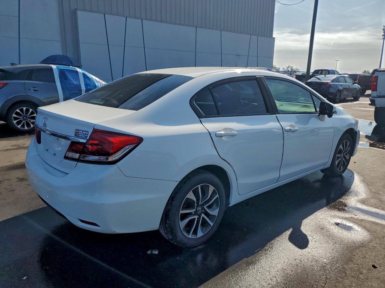 Lot #3317631527 2014 HONDA CIVIC EX