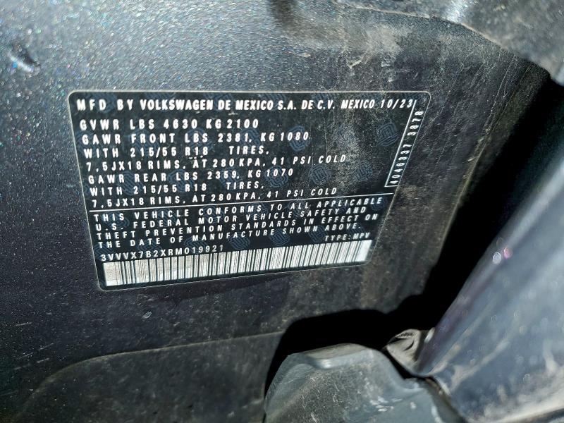 2024 VOLKSWAGEN TAOS SE #3302841921