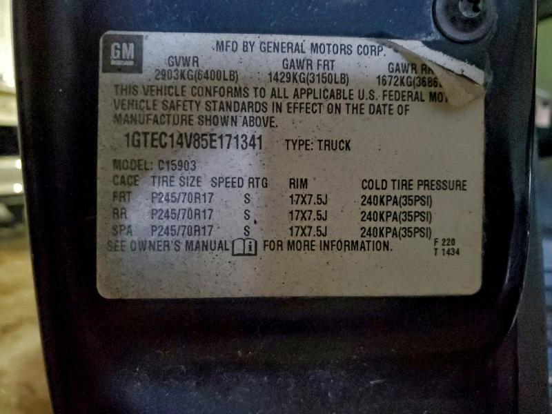 2005 GMC NEW SIERRA #3310394955