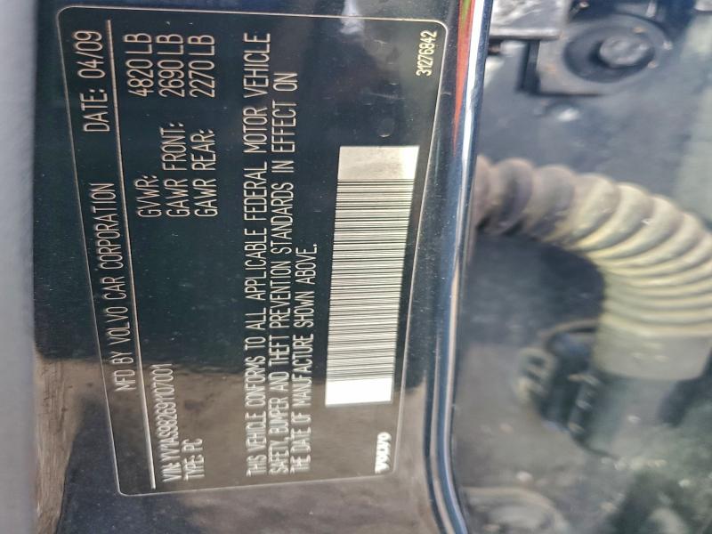 2009 VOLVO S80 3.2 #3305502062