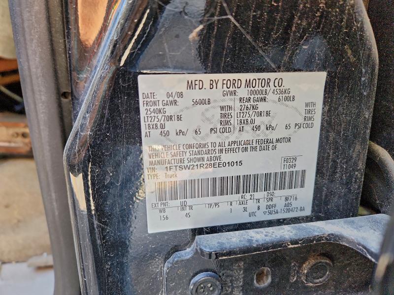 2008 FORD F250 SUPER #3310844641