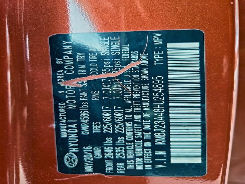 2017 HYUNDAI TUCSON SE #3304639947