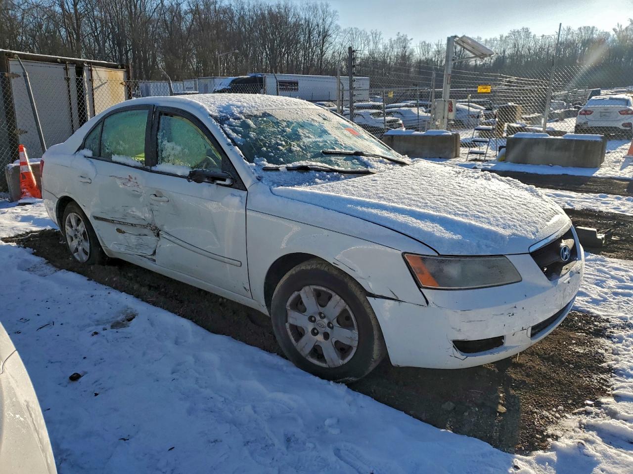 Lot #3317170132 2008 HYUNDAI SONATA GLS