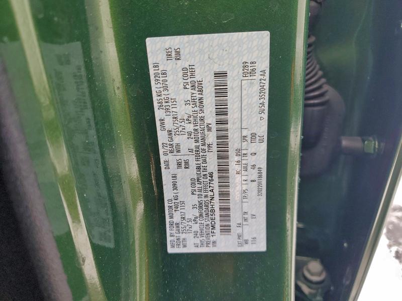 2022 FORD BRONCO BAS #3317703182