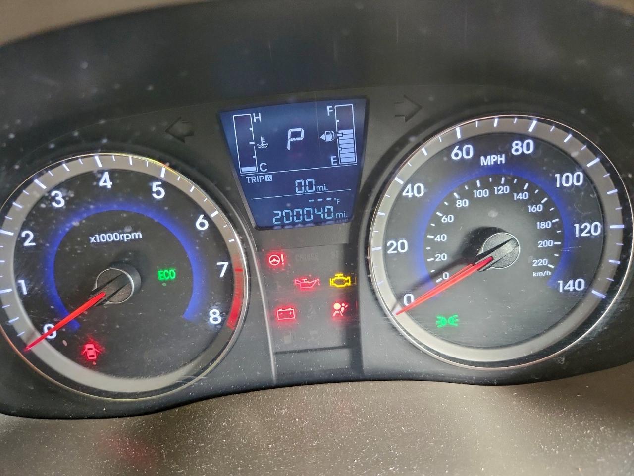 Lot #3304812674 2013 HYUNDAI ACCENT GLS