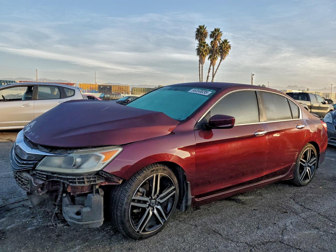 Lot #3319215715 2017 HONDA ACCORD SPO