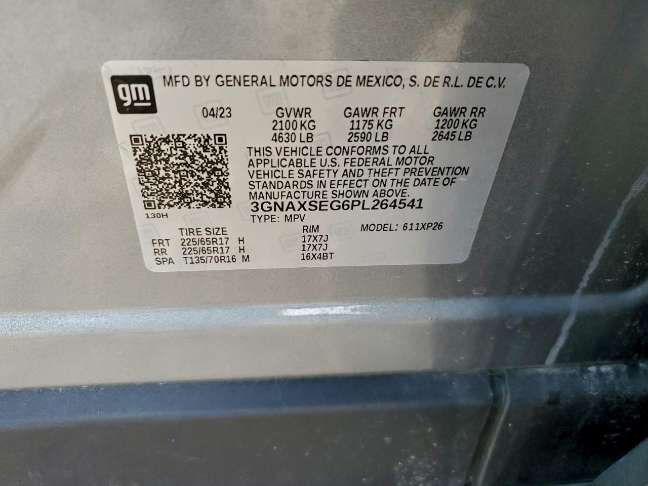 CHEVROLET EQUINOX LS