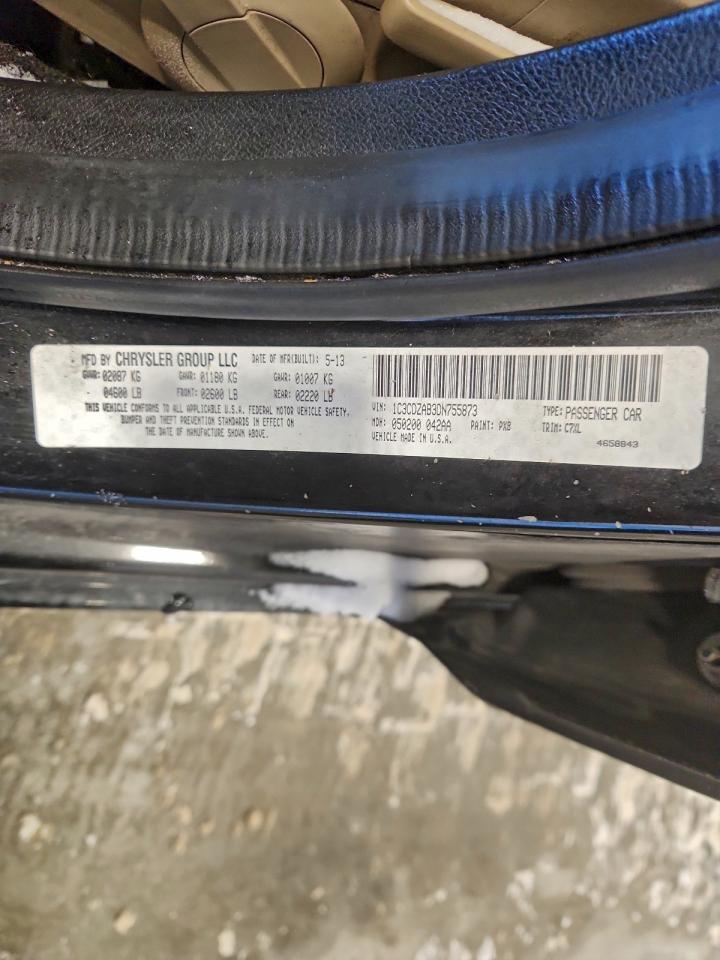 Lot #3312226140 2013 DODGE AVENGER SE