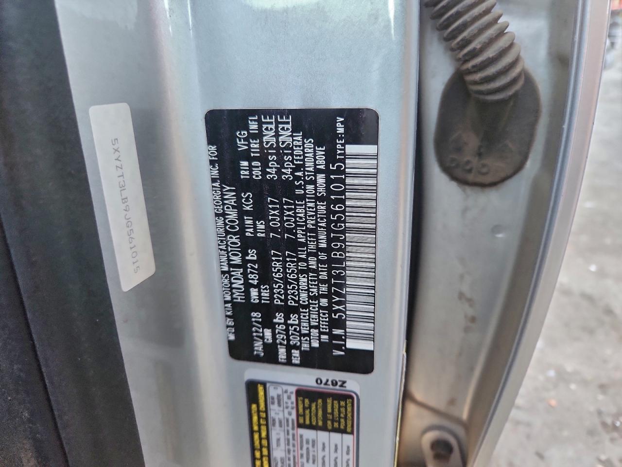 Lot #3318081381 2018 HYUNDAI SANTA FE S