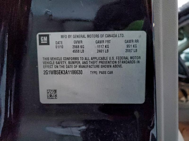 2010 CHEVROLET IMPALA LT #3315564774