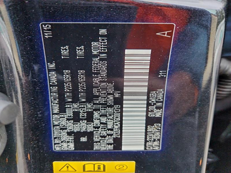 2016 LEXUS RX 450H #3310326037