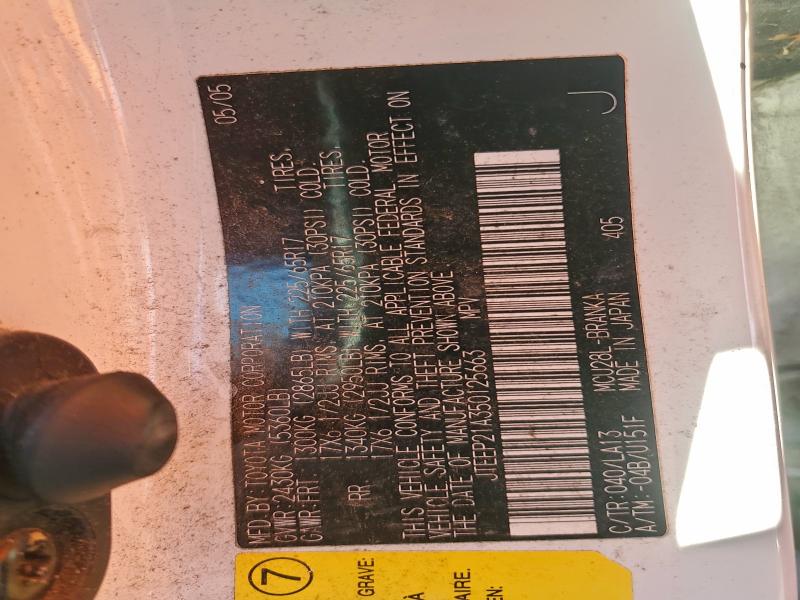 2005 TOYOTA HIGHLANDER #3311485256