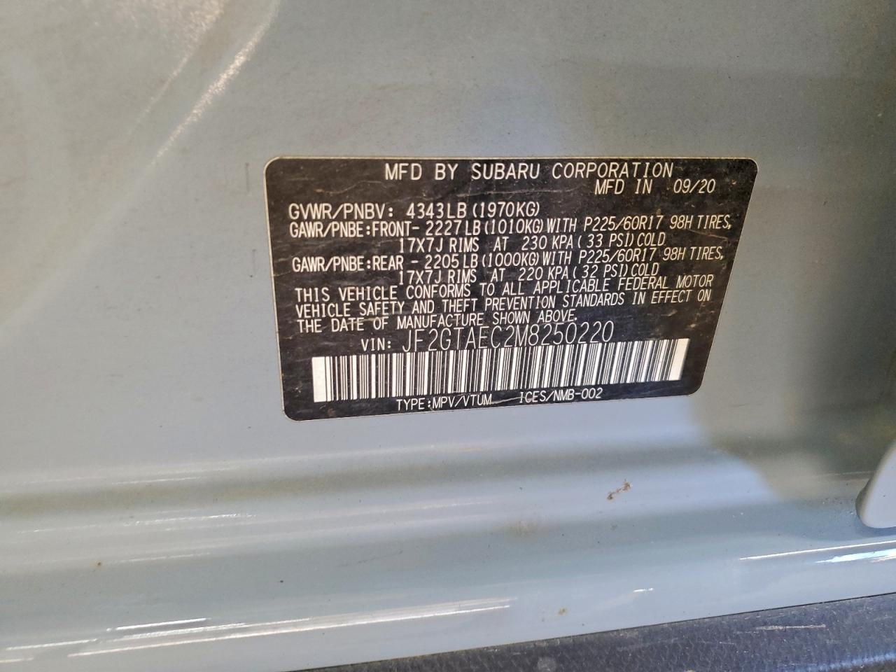 SUBARU CROSSTREK PREMIUM